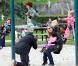  Heidi Klum, Seal et leurs enfants dans un parc de Beverly Hills le 26 décembre 2010 