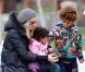 Heidi Klum, Seal et leurs enfants dans un parc de Beverly Hills le 26 décembre 2010