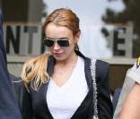 Lindsay Lohan comparait devant la justice pour violation de sa probation, à Los angeles, le 22 octobre 2010 