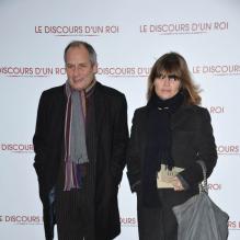 Hippolyte Girardot, à l'occasion de l'avant-première du <em>Discours d'un roi</em>, dans l'enceinte de l'UGC Normandie, à Paris, le 4 janvier 2011.