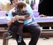 Jack Black et ses deux fils Thomas et Samuel (8 janvier 2011 à Studio City)