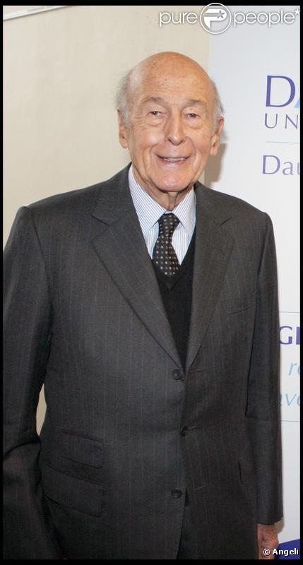  L'ancien président de la république Française Valéry Giscard  d'Estaing (1974-1981).  