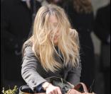 Sarah Jessica Parker sur le tournage de I Don't know how she does à Manhattan le 17 janvier 2011