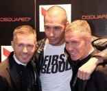 Dean et Dan Caten au défilé Dsquared2 à la Fashion Week de Milan, le 18 janvier 2011<br />