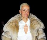 Nadege Dubospertus au défilé Dsquared2 à la Fashion Week de Milan, le 18 janvier 2011<br />
