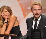 Boris Becker, Elle Macpherson et Ronan Keating lors de la soirée organisée pour le lancement de la collection Portofino IWC, le 18 janvier 2011, à Genève