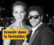 Melissa Theuriau et Jamel Debbouze dans le calendrier pour la Fédération des Aveugles et Handicapés Visuels de France.