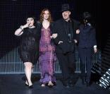 Beth Ditto, Karen Elson, Boy George ou encore Janelle Monae, JoeyStarr lors du final du défilé Etam au Grand Palais le 24 janvier 2010