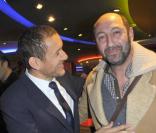 Dany Boon et Kad Merad lors de l'avant-première de Rien à déclarer au cinéma Pathé d'Ivry-sur-Seine le 24 janvier 2011