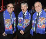 Claude Brasseur, Martin Lamotte et François Berléand au 35e festival international du cirque de Monte-Carlo, le 25 janvier 2011.