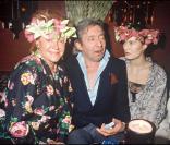 Régine et Serge Gainsbourg en 1988 