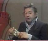 Gainsbourg brûle un billet de 500 francs en direct !