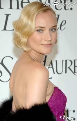 Diane Kruger à la première de La Fille du régiment, au MET de New York, le 21/04/08