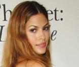 Eva Mendes à la première de La Fille du régiment, au MET de New York, le 21/04/08