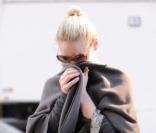 Katherine Heigl sur le tournage du film New Year's Eve le 3 février 2011