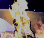 Images extraites du clip de Bastien -  À feu et à sang . Réalisation Stéphane Lionardo, février 2011