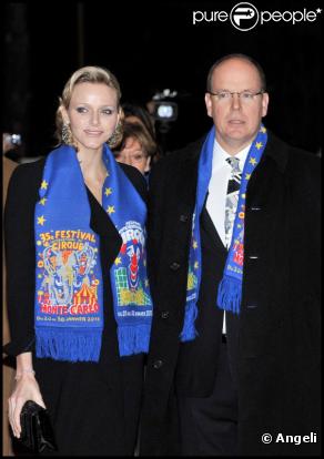 Albert de Monaco et Charlene Wittstock
