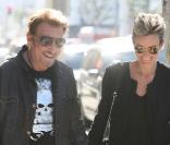 Johnny et Laeticia Hallyday, Los Angeles, le 14 janvier 2011