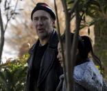 Nicolas Cage sur le tournage de  Ghost Rider 2  avec sa femme et leur fils Kel-EL, à Denizli, janvier 2011