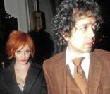 Christina Hendricks et son mari à la soirée des pré-Bafta, le 12 février 2011  