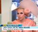 Lady Gaga sur le plateau de Good Morning America , ABC, New York, le 17 février 2011