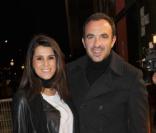 Karine Ferri et Nikos Aliagas lors de l'avant-première du film Le Marquis à Paris le 21 février 2011