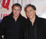 Franck Dubosc et Richard Berry lors de l'avant-première du film Le Marquis, à Paris le 21 février 2011