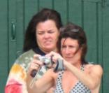 Rosie O'Donnell et sa chérie Tracy lors de leurs vacances à Miami en janvier 2011