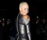 Amber Rose au défilé Ashish lors de la Fashion Week de Londres, le  22 février 2011.