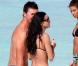 Demi Moore et Ashton Kutcher sur la plage à Saint-Barth ont passé de délicieux moments.  