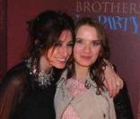 Albane Cléret et Sara Forestier lors de La Party, soirée post-César, à L'Arc à Paris le 25 février 2011