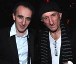 Elie Semoun et Jean-François Derec lors de La Party, soirée post-César, à L'Arc à Paris le 25 février 2011