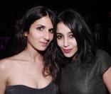 Géraldine Nakache et Leïla Bekhti lors de La Party, soirée post-César, à L'Arc à Paris le 25 février 2011
