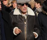Gérard Darmon lors des obsèques d'Annie Girardot à Paris en l'église Saint-Roch le 4 mars 2011