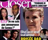 Le magazine Closer en kiosques le samedi 12 mars 2011.