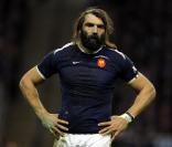 Sébastien Chabal, lors de la confrontation face à l'Angleterre, en février 2011.