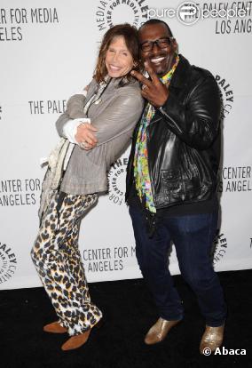 Steven Tyler et Randy Jackson à la soirée American Idol, au Saban Theater le 14 mars à Beverly Hills