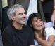 PHOTOS : Estelle Denis et Raymond Domenech, trés amoureux au Parc des Princes...