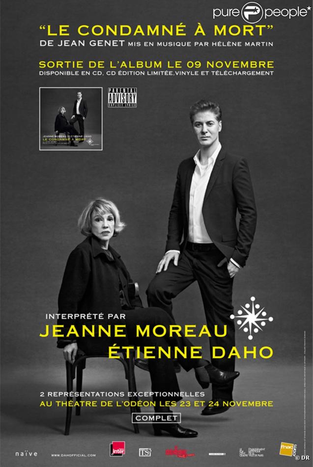 Etienne Daho en tournée estivale 2011 avec  Le Condamné à mort  d'après Jean Genet.