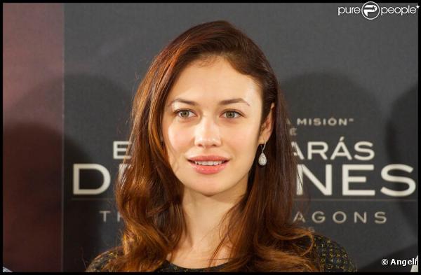 Olga Kurylenko à l'occasion de la présentation espagnole de  There be Dragons , à Madrid, le 22 mars 2011.