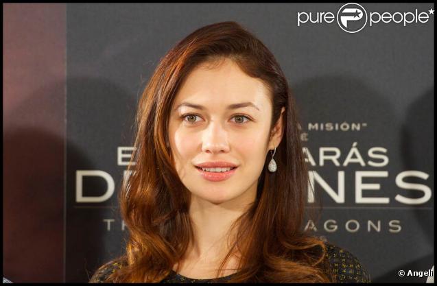 Olga Kurylenko à l'occasion de la présentation espagnole de  There be Dragons , à Madrid, le 22 mars 2011.