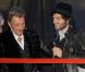 Johnny Hallyday présente son album Jamais Seul, au Virgin Megastore des Champs-Elysées, à Paris. Matthieu Chedid est à ses côtés. 27/03/2011