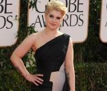 Kelly Osbourne dans sa robe Zac Posen lors des Golden Globes