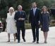 La princesse Letizia et son époux Felipe ont reçu le prince de Galles Charles et son épouse, Camilla Parker Bowles à Madrid le 30 mars 2011