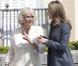 La princesse Letizia et Camilla Parker Bowles à Madrid le 30 mars 2011