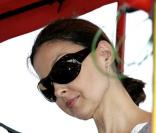 Ashley Judd lors d'une competition ade Nascar