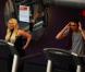 Loana fait de la gym afin de se battre contre ses kilos en mars 2011 au Club Med Gym à Paris