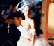 Kate Moss en robe de mariée au défilé Dior en 1995
