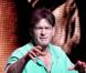 Charlie Sheen lors de son one-man show à Chicago le 3 avril 2011