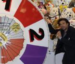 Bruno Salomone à l'ouverture de la Foire du Trône, au profit de l'association Les Petits Princes, le 8 avril 2011